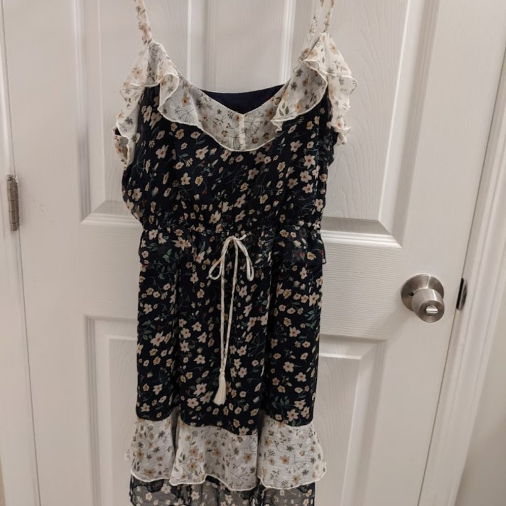Sugar Lips Floral Dress with ruffles